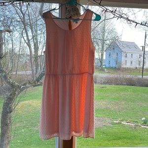 Sx16 womens peach colored dress